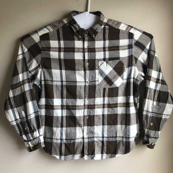 Woolrich Flannel Shirt XL Front Pocket 100% Cotton - Picture 1 of 7